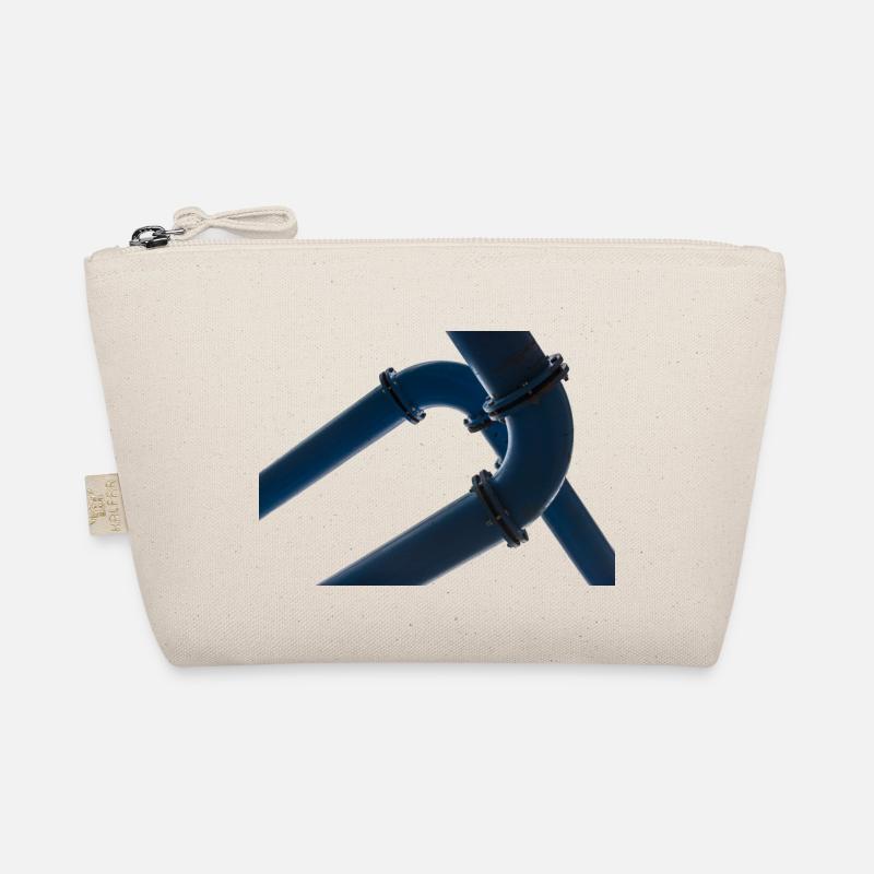 Two water pipes overlap under the sky Organic Pouch