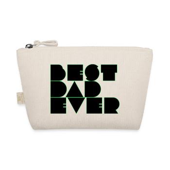 MEILLEUR PAPA DE TOUS LES TEMPS vert noir - Trousse biologique - nature - Devant