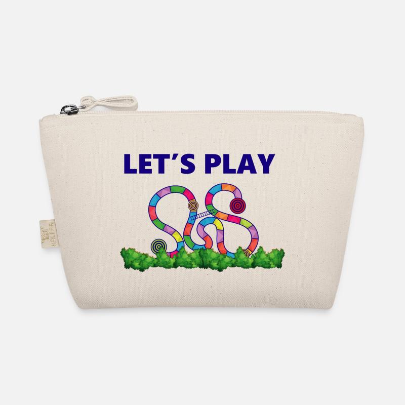 Boardgame Chess Backgammon Game Night Organic Pouch