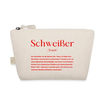 Schweißer Definition - Bio-Täschchen - Natur - Vorne
