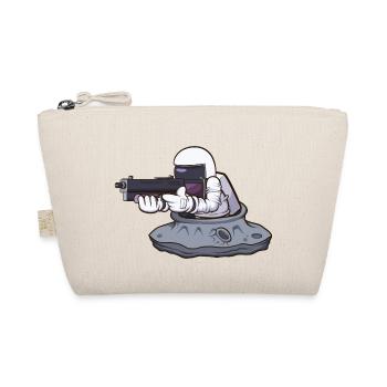 Astronaut With Weapon - Organic Pouch - nature - Front