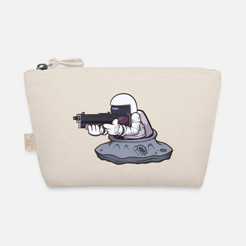 Astronaut With Weapon Organic Pouch