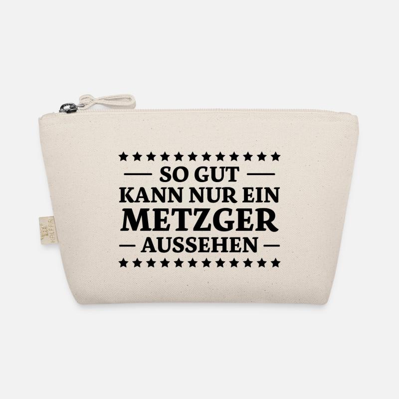 Metzger Spruch Fleischer Lustiges Metzger Geschenk - Bio-Täschchen - Natur