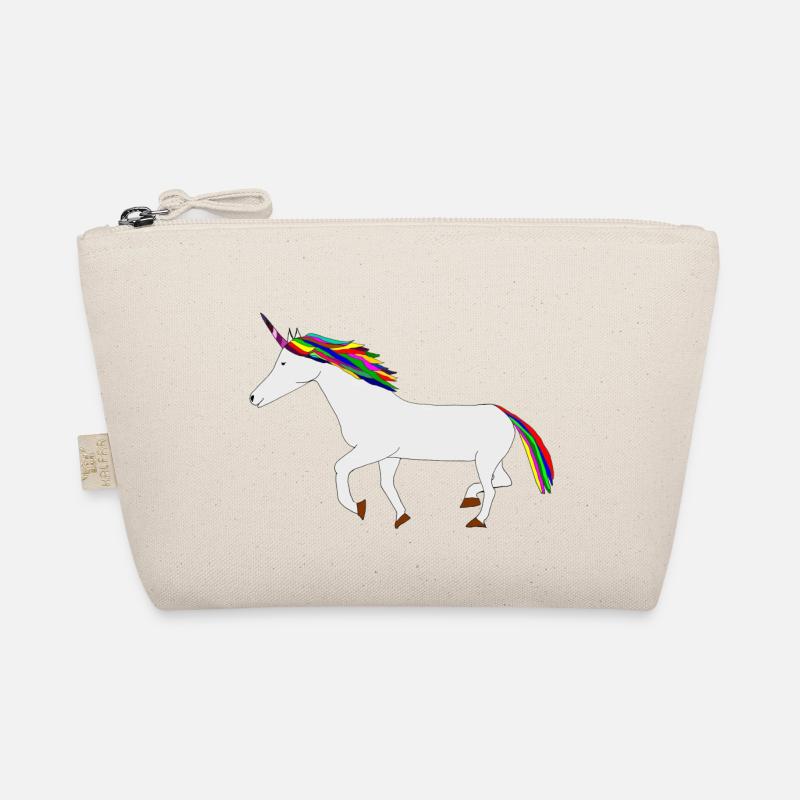 buntes Einhorn Bio-Täschchen