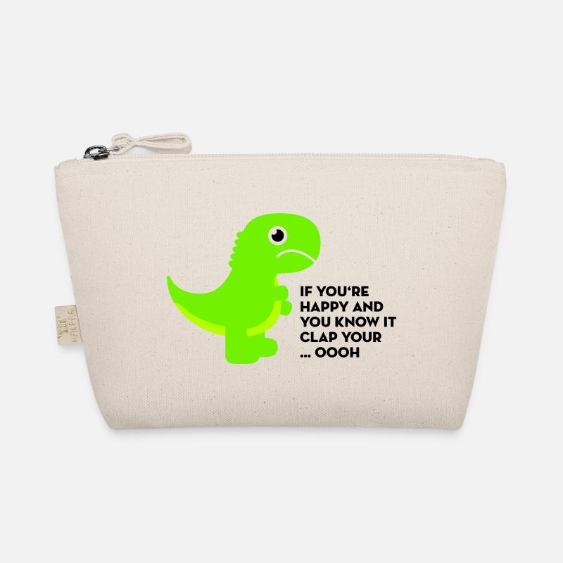 T-Rex clap your hands Organic Pouch