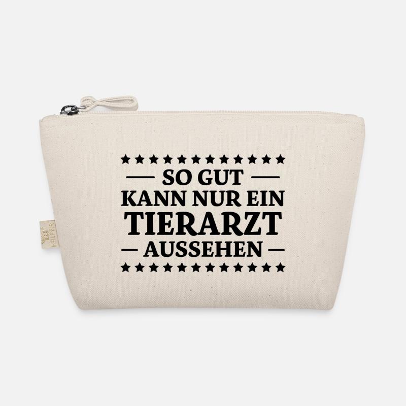 Tierarzt Spruch Beruf Lustiges Tierarzt Geschenk - Bio-Täschchen - Natur