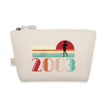 Vintage 2003 Anniversaire rétro sunset design - Trousse biologique - nature - Devant