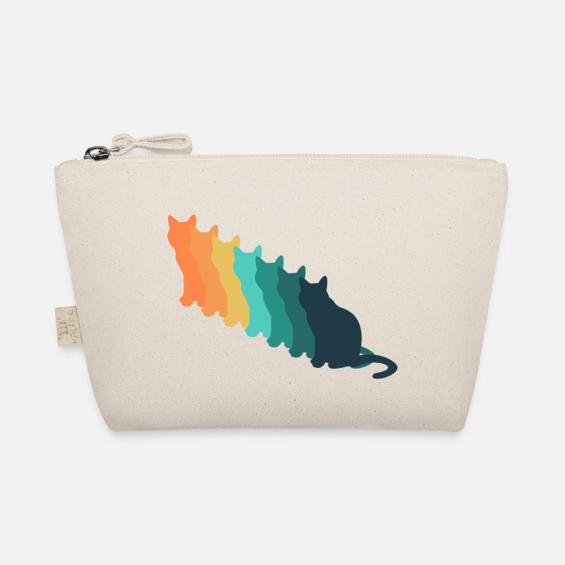 Retro-Katze Bio-Täschchen