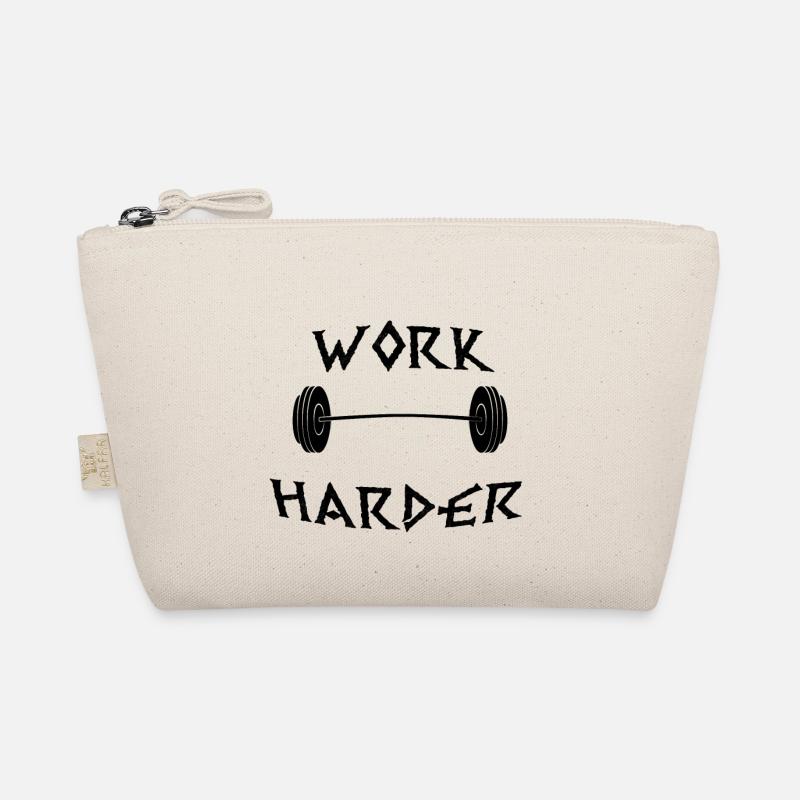 Work Harder gym motivation Trousse biologique