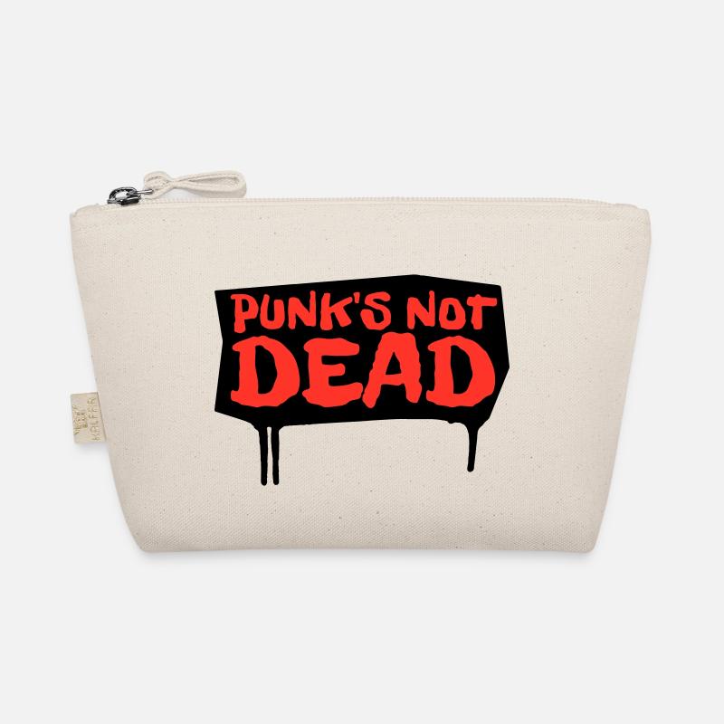 punks not dead | red-edition - Bio-Täschchen - Natur