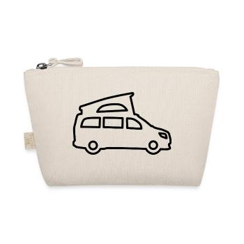 Campervan / Van 2 - Simple contour - Organic Pouch - nature - Front