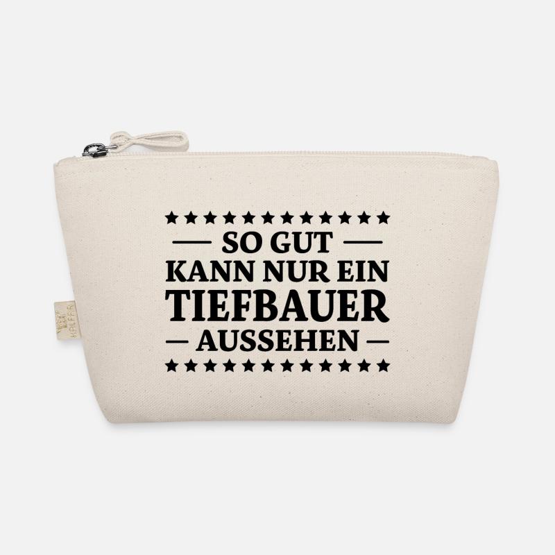 Tiefbauer Spruch Beruf Lustiges Tiefbauer Geschenk Bio-Täschchen