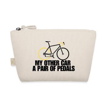Pedal Power Passion - Radfahren - Bio-Täschchen - Natur - Vorne