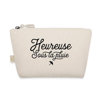 Heureuse sous la pluie - Bonheur tous les jours - Trousse biologique - nature - Devant