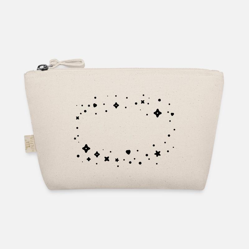 Glitter Cloud Frame Organic Pouch