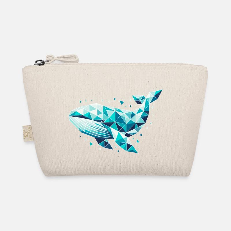 Wal // whale - Bio-Täschchen - Natur