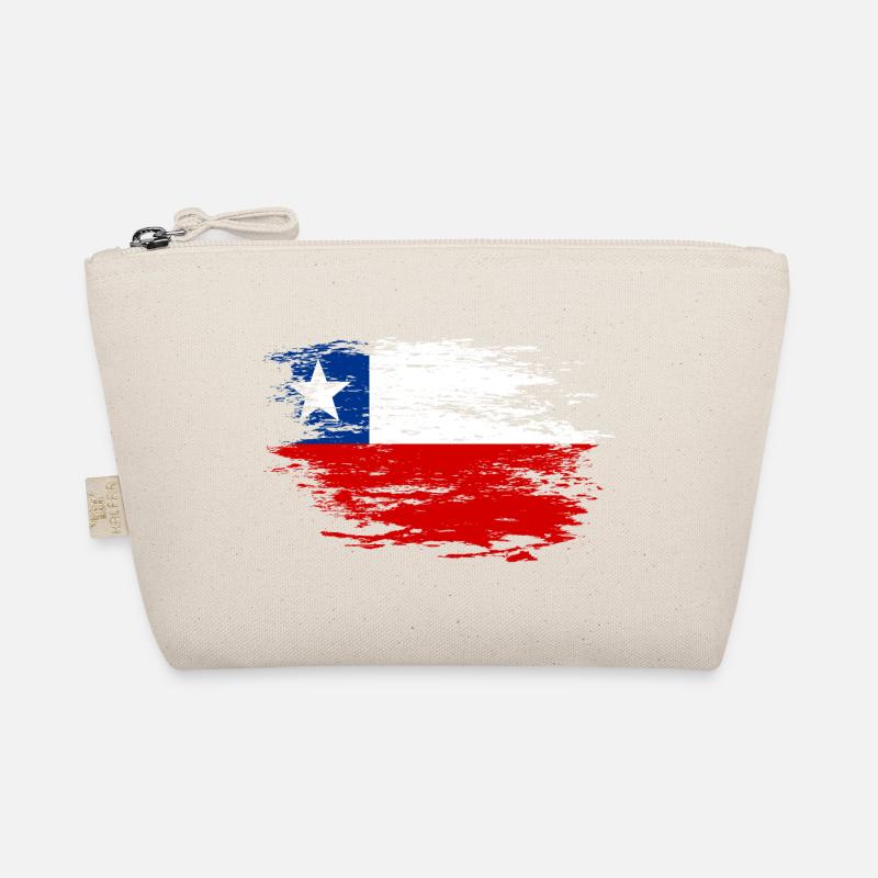Chile flag used Organic Pouch