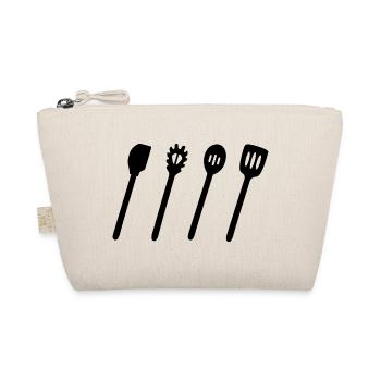 Wooden Spoon Set - Organic Pouch - nature - Front