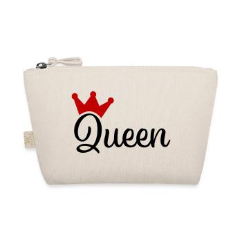 Queen with Crown - Organic Pouch - nature - Front