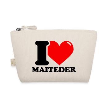 J’adore le prénom maiteder - Trousse biologique - nature - Devant