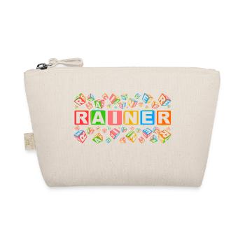 RAINER colourful cubes - Bio-Täschchen - Natur - Vorne