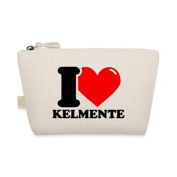 J'adore le prénom Kelmente - Trousse biologique - nature - Devant