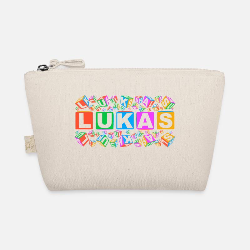 LUKAS colourful cubes - Bio-Täschchen - Natur
