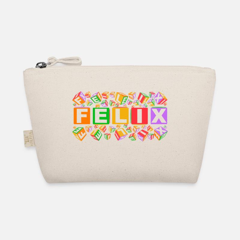 FELIX colourful cubes - Bio-Täschchen - Natur