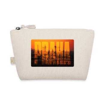 Prager Sonnenuntergang Skyline - Bio-Täschchen - Natur - Vorne