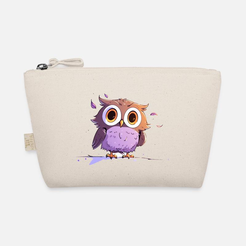 Startled owl Organic Pouch