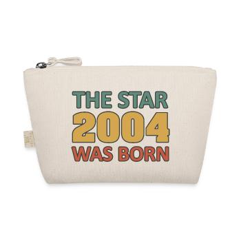 20th birthday 2004. The Star 2004 was born - Organic Pouch - nature - Front