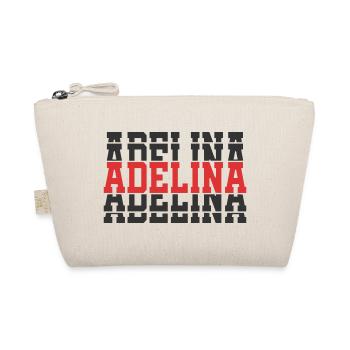 Adelina t-shirt stacked text gift t-shirt - Organic Pouch - nature - Front