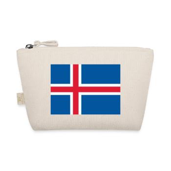 Iceland flag / Drapeau Islande - Trousse biologique - nature - Devant