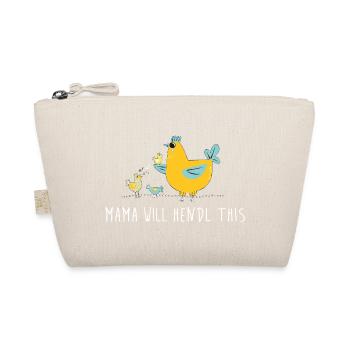 Mama will hendl this - Bio-Täschchen - Natur - Vorne