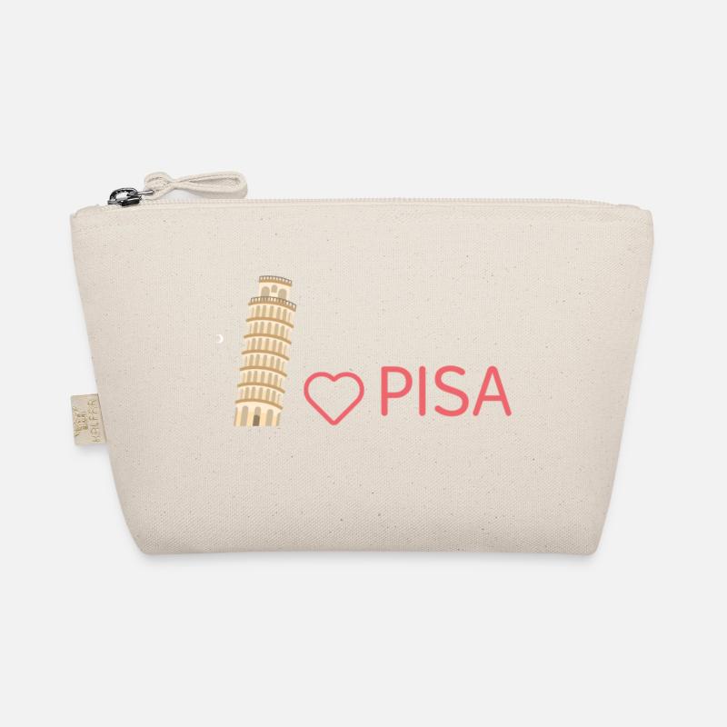 Pisa Passion: style that will conquer your heart! Gift - Organic Pouch - nature