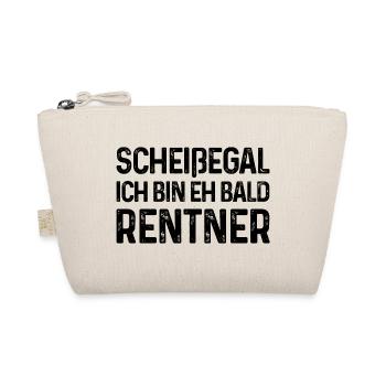 Scheißegal Ich bin eh bald Rentner - Bio-Täschchen - Natur - Vorne