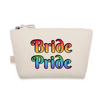 Bride Pride Lesbian Wedding - Organic Pouch - nature - Front