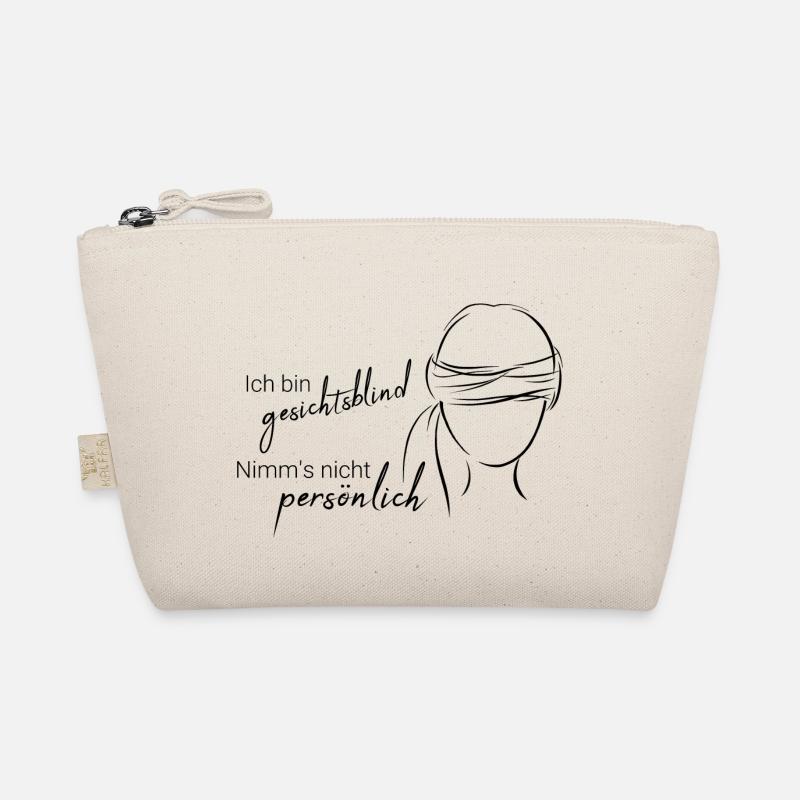 I'm face-blind Organic Pouch