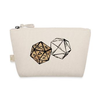 Sketch of a role-playing cube painted RPG - Organic Pouch - nature - Front