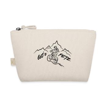 let's fetz, MTB, Mountainbike, Mountains - Organic Pouch - nature - Front