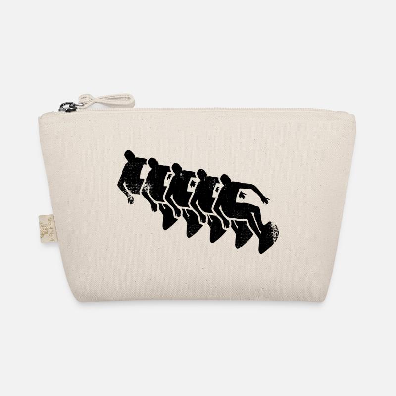 Surfing Drawing Organic Pouch