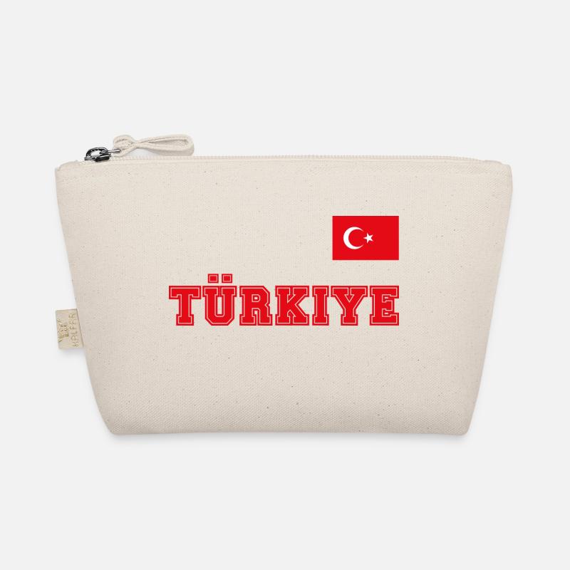 Look maillot de la Turquie – TÜRKIYE - Commode drapeau drapeau - Trousse biologique - nature