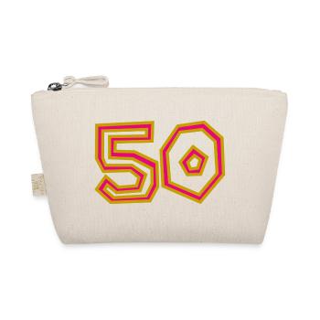 50. 50 ANS. 50e ANNIVERSAIRE. ANNIVERSAIRE 50 ANS. - Trousse biologique - nature - Devant