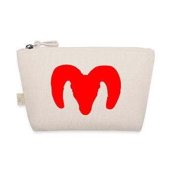 Bighorn Sheep Silhouette – Pure Wilderness - Organic Pouch - nature - Front