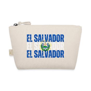 Flag of El Salvador, Salvadoran pride - Organic Pouch - nature - Front