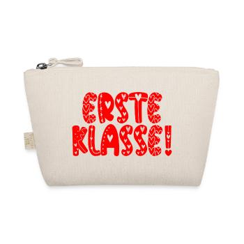 Komplimente Lob - Erste Klasse Schulanfang - Bio-Täschchen - Natur - Vorne