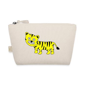 Tiger Funny - Organic Pouch - nature - Front
