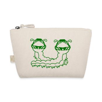 2 DJ Caterpillars Crew Party Music Two Friends Team - Organic Pouch - nature - Front