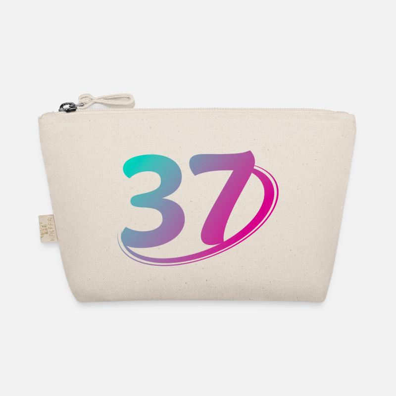 Number 37 multicolor Organic Pouch