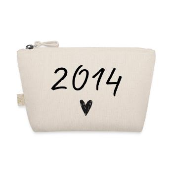 2014 Heart Anniversary - Organic Pouch - nature - Front